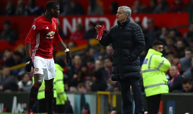 Поль Погба и Жозе Моуриньо, Getty Images