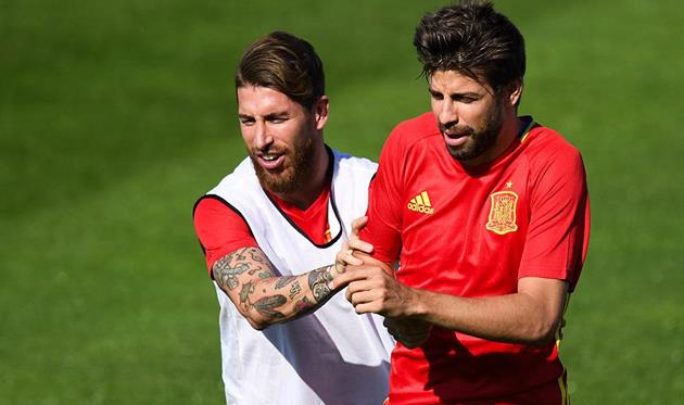 Серхио Рамос и Жерар Пике, Getty Images