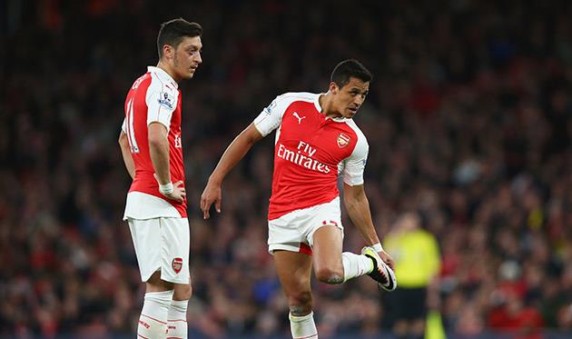 Месут Озил и Алексис Санчес, getty images