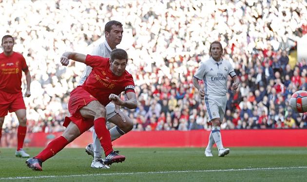 Стивен Джеррард был признан лучшим игроком матча, Reuters