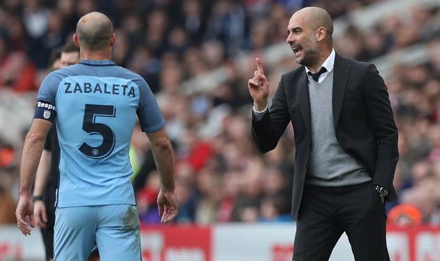 Пабло Сабалета и Хосеп Гвардиола, - Getty Images