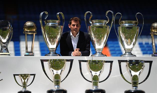 ИКЕР КАСИЛЬЯС И ЕГО ТРОФЕИ, GETTY IMAGES