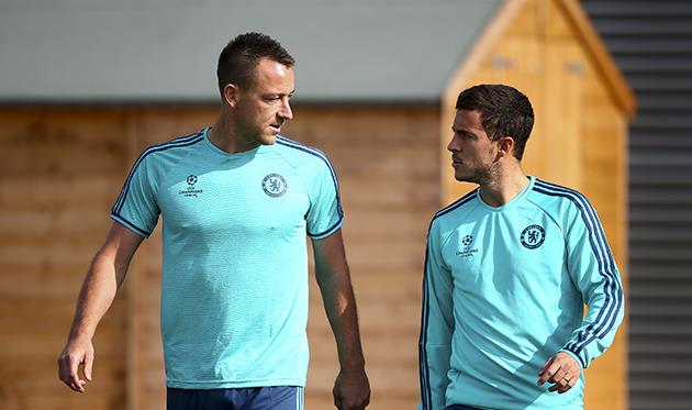 Джон Терри и Эден Азар, getty images