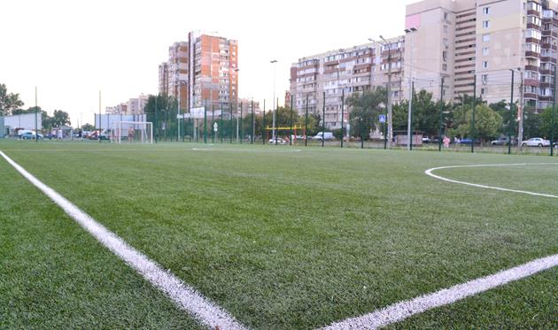 Фото поля, на котором пройдет турнир