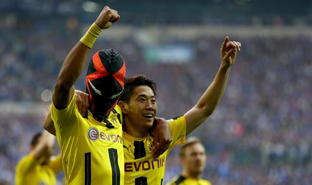 Обамеянг открыл счет в рурском дерби, Getty Images