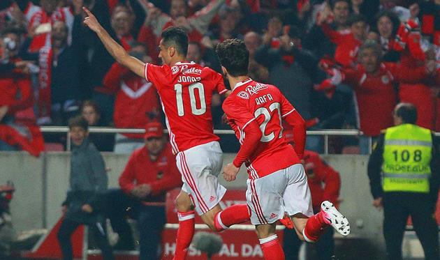 Жонас открыл счет, twitter.com/SLBenfica