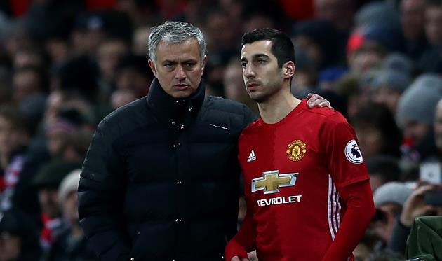 Жозе Моуриньо и Генрих Мхитарян, Getty Images