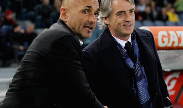 Лучано Спаллетти (слева) - Роберто Манчини: 