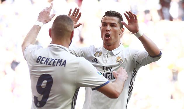 Карим Бензема и Криштиану Роналду, Getty Images
