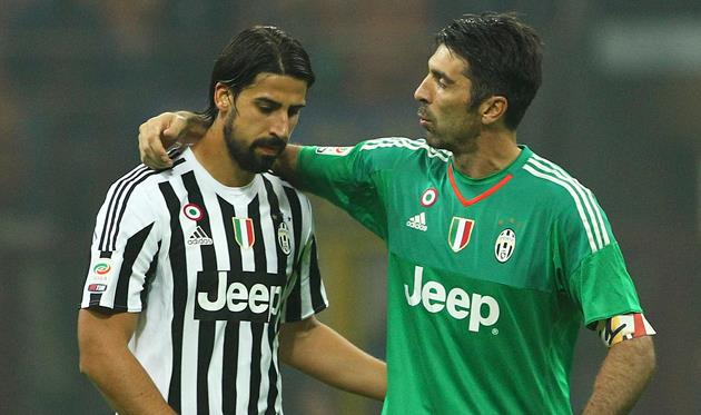 Сами Хедира и Джанлуиджи Буффон, Getty Images
