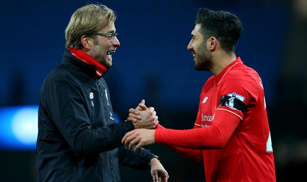 Юрген Клопп и Эмре Джан, Getty Images
