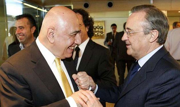 Адриано Галлиани и Флорентино Перес, AC Milan 