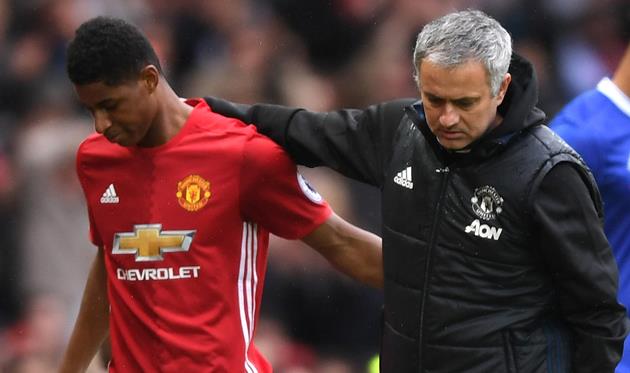 Маркус Рашфорд и Жозе Моуриньо, Getty Images