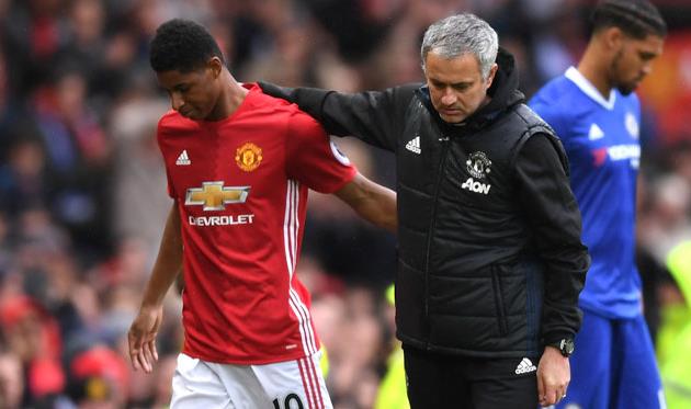 Маркус Рашфорд и Жозе Моуриньо, Getty Images