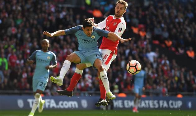 Аарон Рэмси (справа), Getty Images