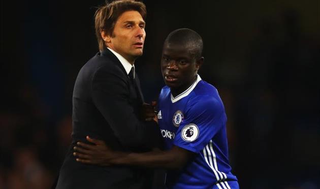 Антонио Конте и НГоло Канте, Getty Images