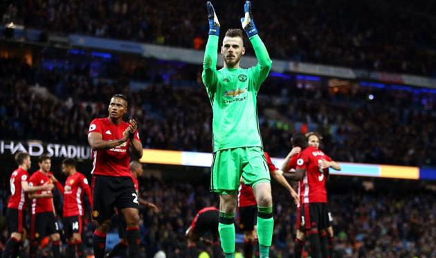 Давид Де Хеа после вчерашнего дерби с Ман Сити, Getty Images