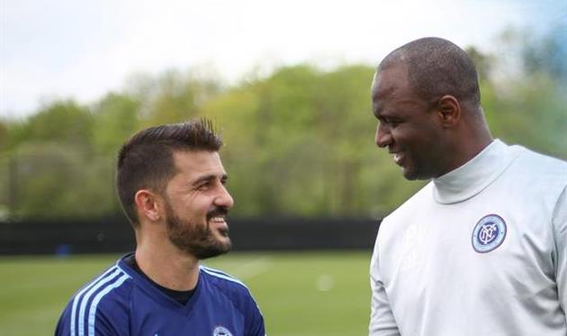 Давид Вилья и Патрик Виейра, New York City