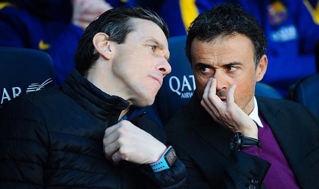 Унсуэ (слева) и Луис Энрике, Getty Images