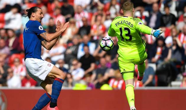 Пикфорд против Златана Ибрагимовича, Getty Images