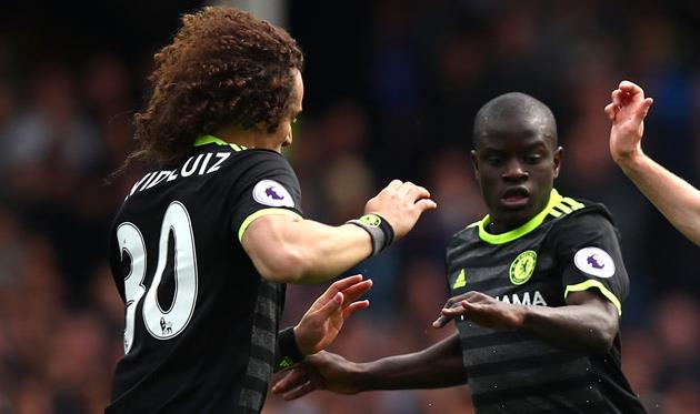 Давид Луис и Н'Голо Канте, Getty Images