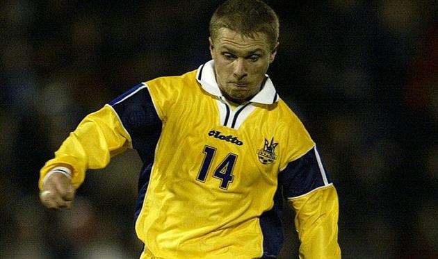 Сергей Ребров в сборной Украины образца 2002 года, Getty Images