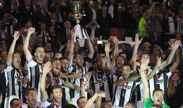Ювентус с Кубком Италии, Getty Images