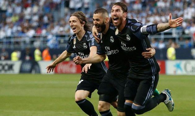 Ликуют игроки Реала, twitter.com/realmadrid