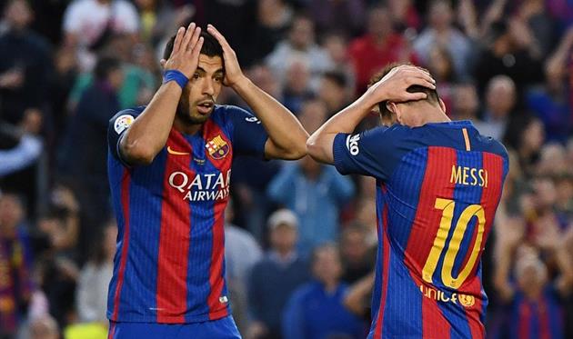 Луис Суарес (слева), Getty Images