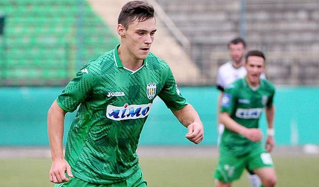 Алексей Гуцуляк - автор победного мяча в ворота Волыни. 