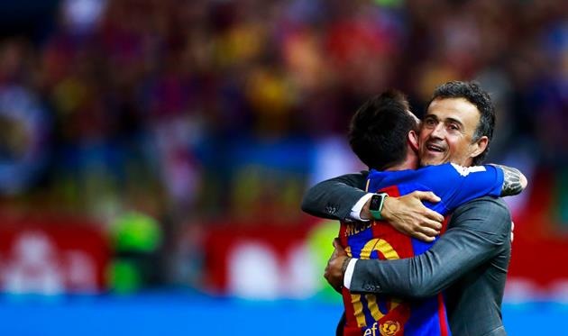 Месси и Луис Энрике, Getty Images