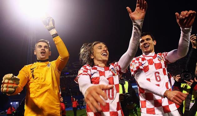 Лука Модрич (№10) и Деян Ловрен (№6), Getty Images