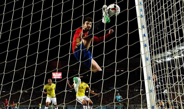 Пике не удалось спасти ситуацию, Getty Images