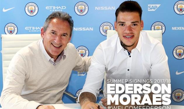 Официально: Ман Сити подписал Эдерсона