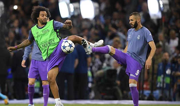 Марсело и Бензема, getty images