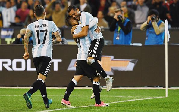 Меркадо празднует забитый гол, Getty Images