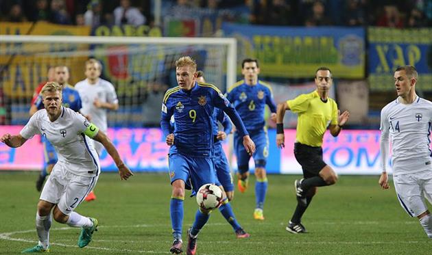 Украина - Финляндия 1:0, фото www.dynamo.kiev.ua
