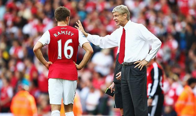 Аарон Рэмси и Арсен Венгер, Getty Images
