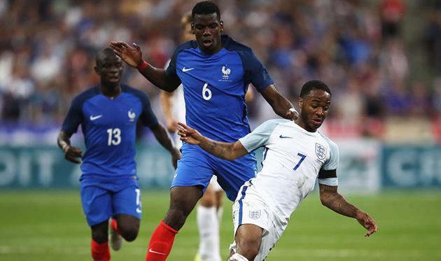 Поль Погба и Рахим Стерлинг, getty images