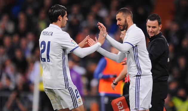 Альваро Мората и Карим Бензема, Getty Images