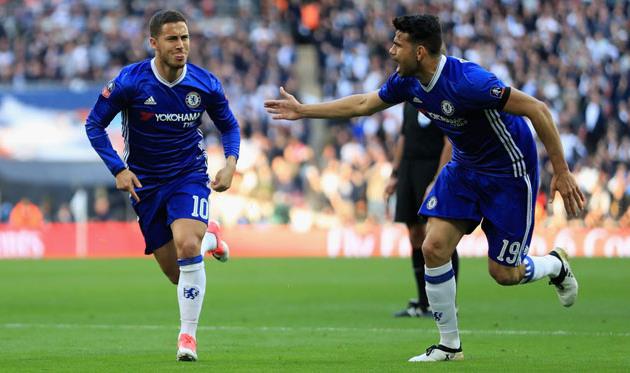 Эден Азар и Диего Коста, Getty Images