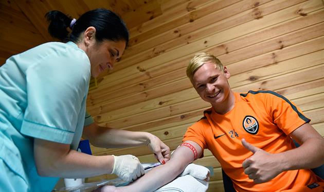 Игроки Шахтера прошли плановый медосмотр, ФК Шахтер