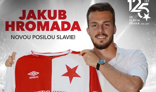 Якуб Громада, фото официального сайта Славии