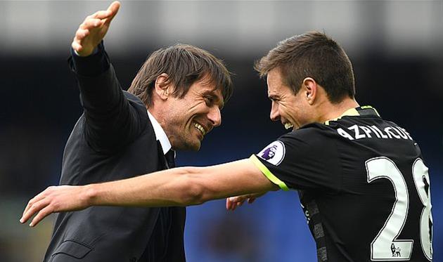 Антонио Конте и Сезар Аспиликуэта, getty images