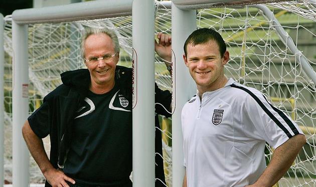 Эрикссон )слева) и Руни, Getty Images