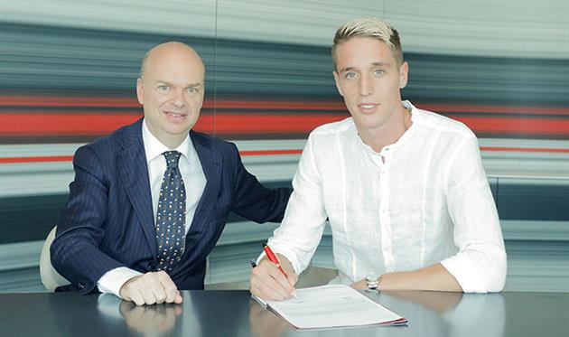 Конти - очередной новичок Милана, acmilan.com
