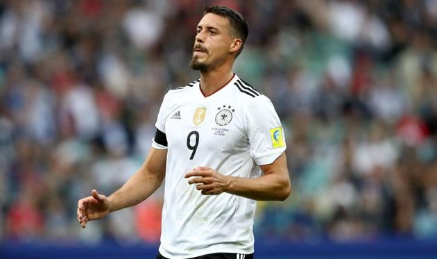 Сандро Вагнер во время матча Кубка Конфедераций, Getty Images