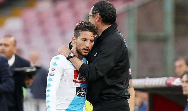 Дрис Мертенс и Маурицио Сарри, Getty Images