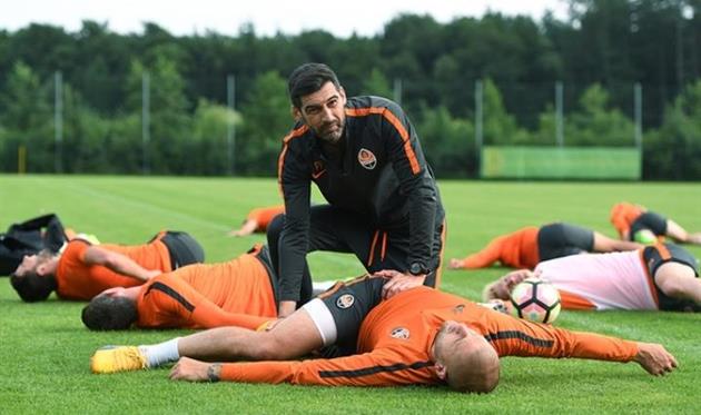 Паулу Фонсека на тренировке