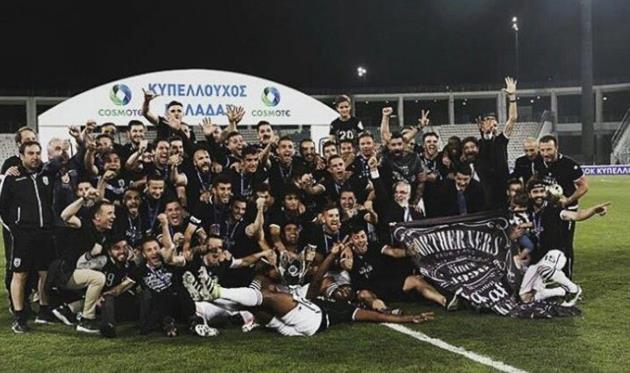 ПАОК - обладатель Кубка Греции-2017, twitter.com/paok